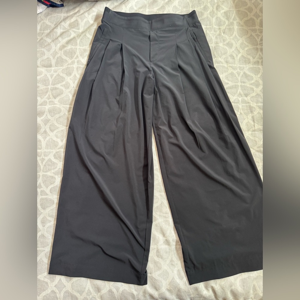 Athleta Brooklyn Heights High Rise Pleated Wide Leg pants